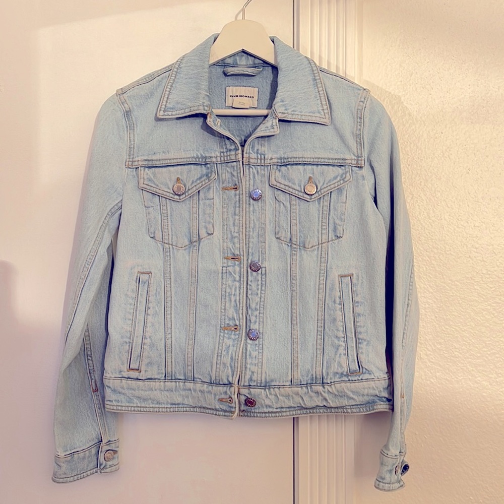 Denim jacket from Club Monaco light wash size XS